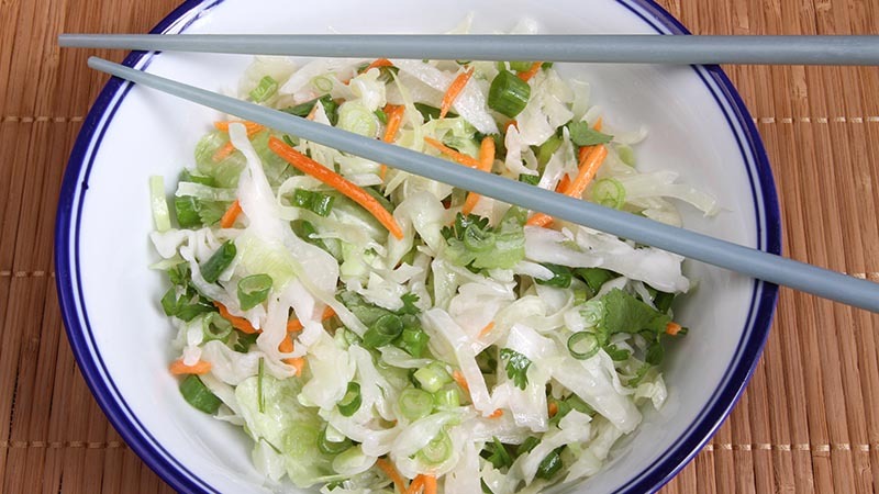 Gluten-Free Asian Style Cole Slaw Recipe