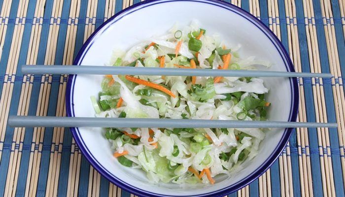 Gluten-Free Asian Style Cole Slaw Recipe