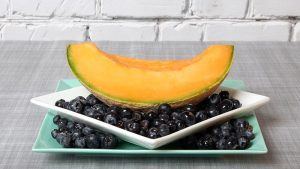 Gluten-Free Cantaloupe Boats With Blueberries Recipe