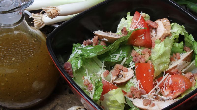 Romaine Salad With Mushrooms Gluten-Free Recipe